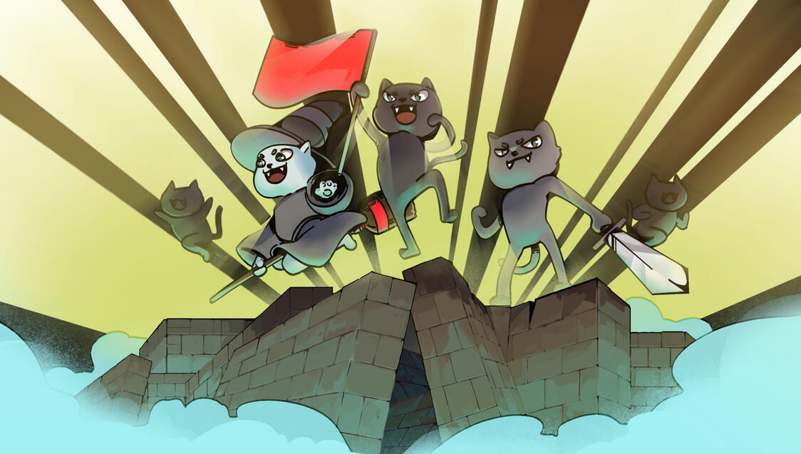 Flag Dashers Victory Screen